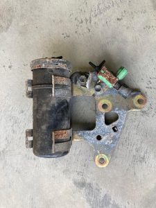 Toyota MR2 Pump Reservoir that received soda blasting and a full restoration